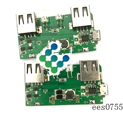 单片机开发_MCU控制无线电源充电宝线路板